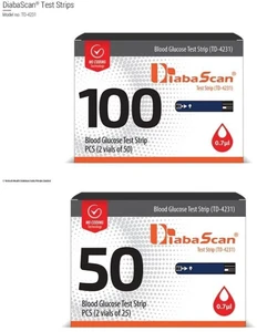 DiabaScan Blood Gulcose Test Strips Image 2