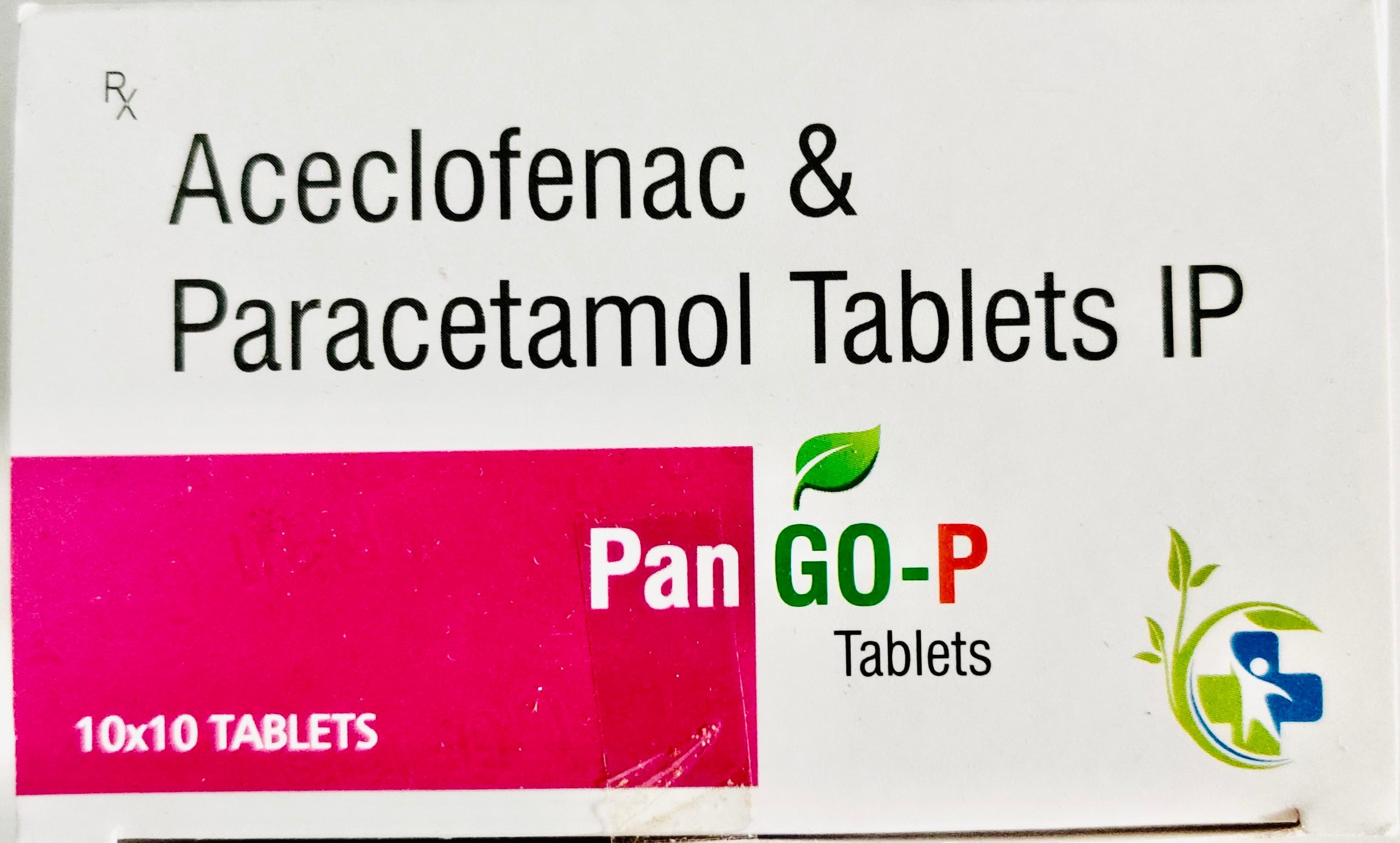 “ Aceclofenac & Paracetamol Tablets IP Image 1